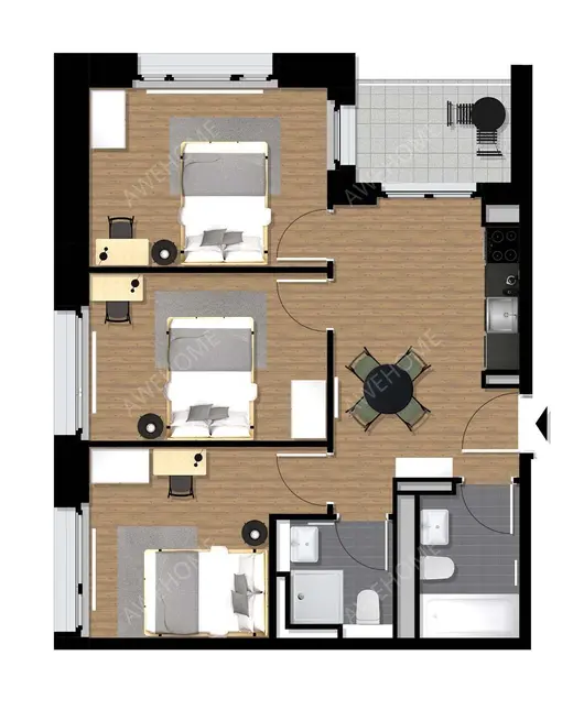 Frankfurt am Main RentalsGref-Voelsing-Strasse 15DE-04-037-033Q