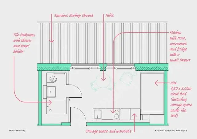 Frankfurt am Main Rentalsresidence near Marie Curie Strabe
