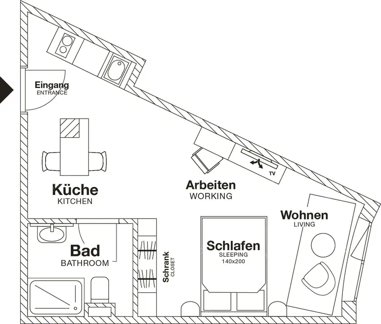 Frankfurt am Main RentalsAmelia-Mary-Earhart-Strasse