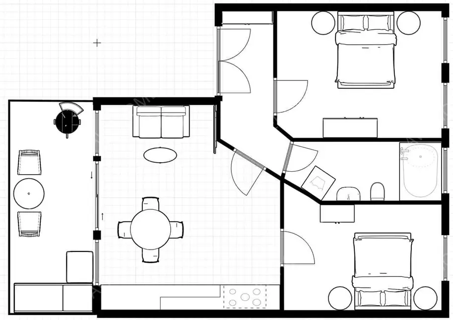 Berlin RentalsBright 3-room Apartment with sunny balcony