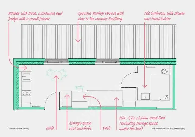 Frankfurt am Main Rentalsresidence near Marie Curie Strabe