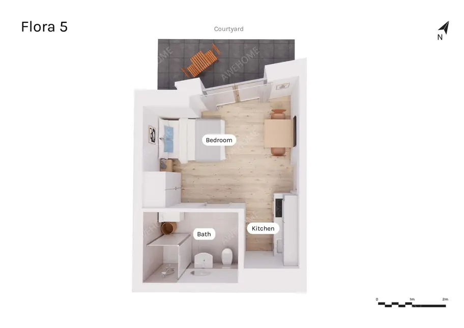 柏林租房Flora 05  Berlin