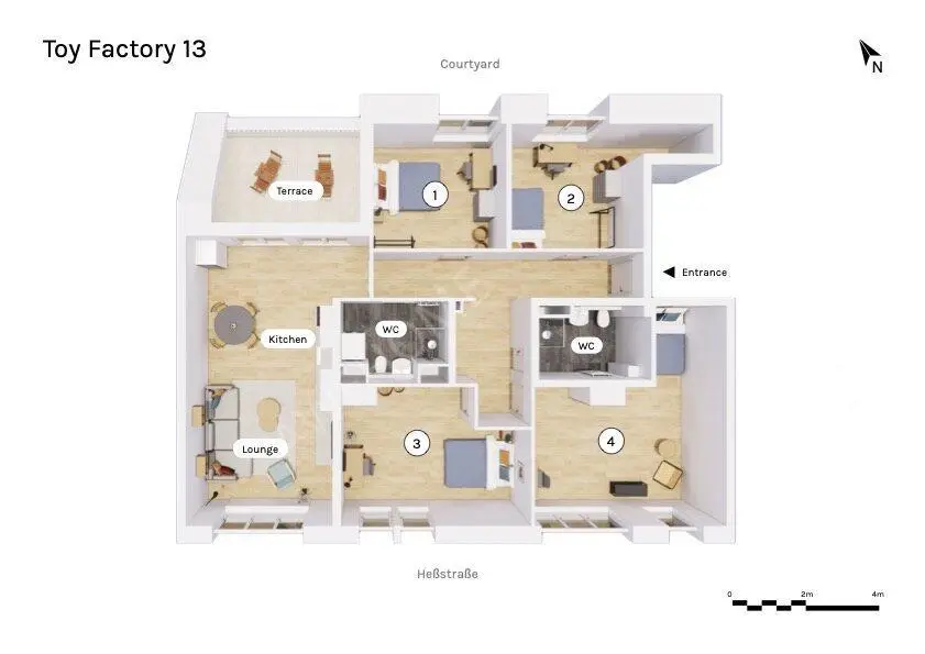 慕尼黑租房Toy Factory 13
