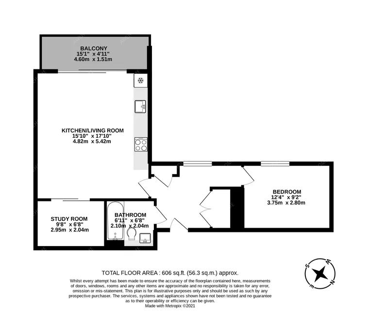 倫敦租房Sandown House 1 bed flat