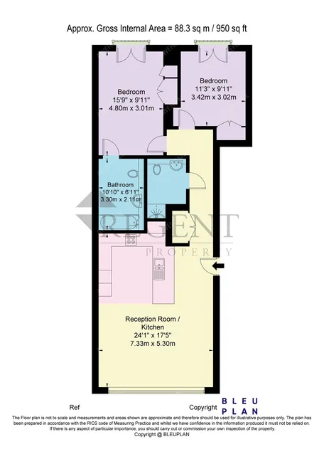 倫敦租房Chimes Apartments 2 bed flat