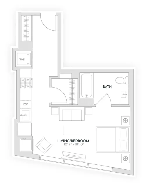 芝加哥租房Avra West Loop Apartments