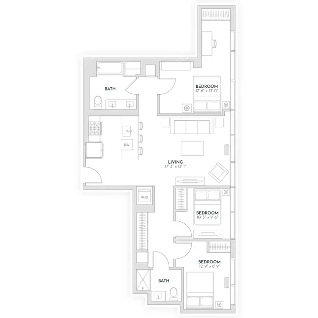芝加哥租房Avra West Loop Apartments