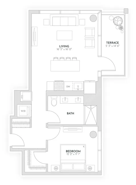 芝加哥租房Avra West Loop Apartments