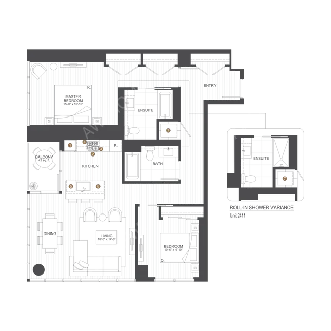 芝加哥租房Luxury River North Rental Apartments