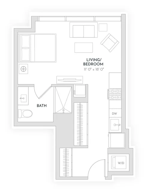 芝加哥租房Avra West Loop Apartments