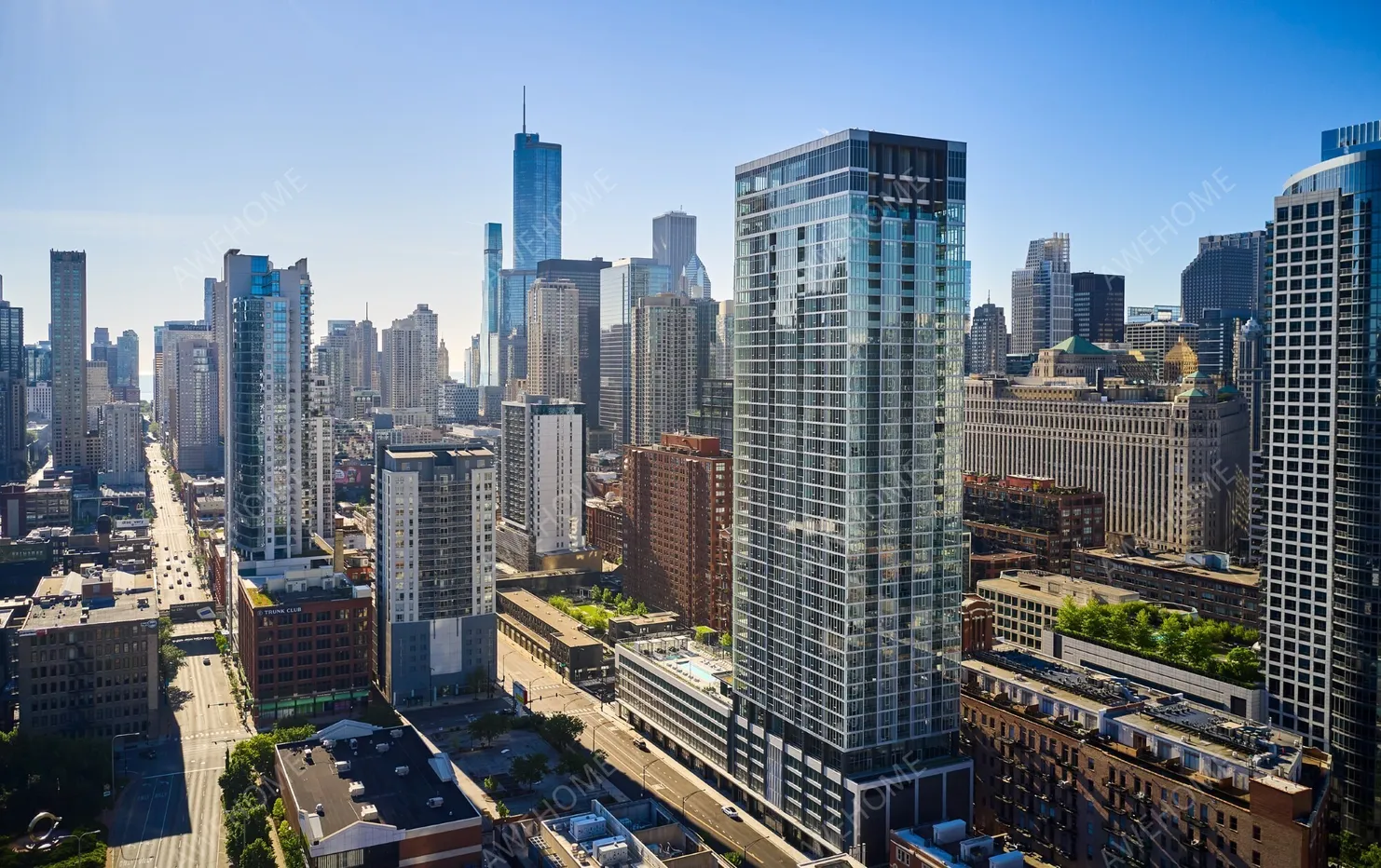 芝加哥租房Luxury River North Rental Apartments