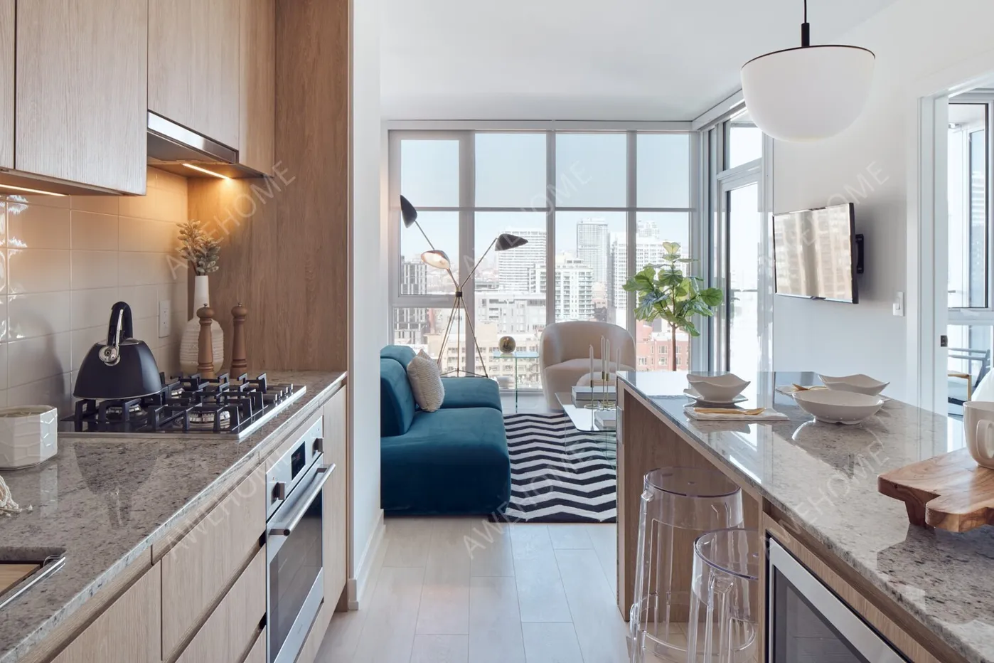 芝加哥租房Luxury River North Rental Apartments