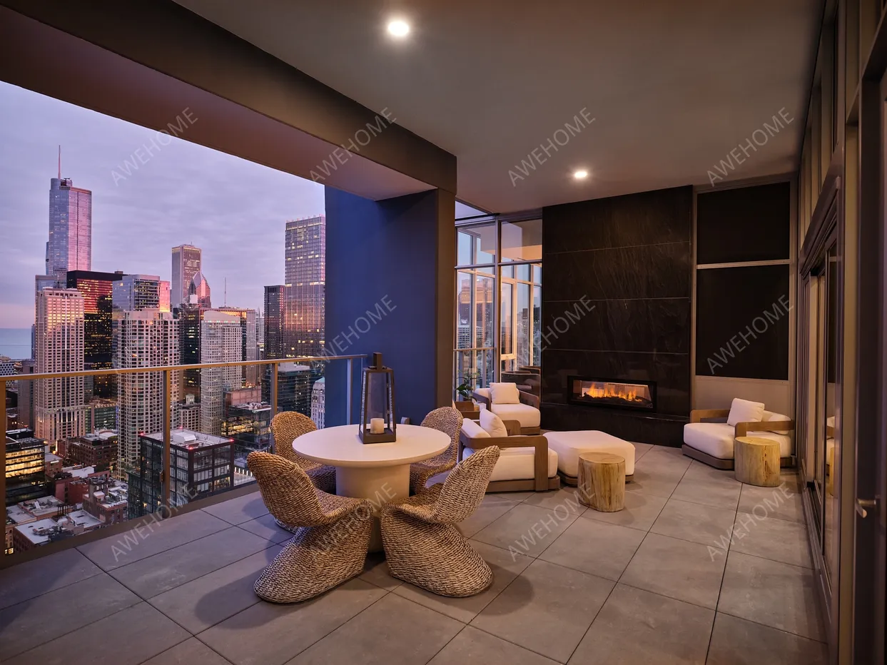 芝加哥租房Luxury River North Rental Apartments