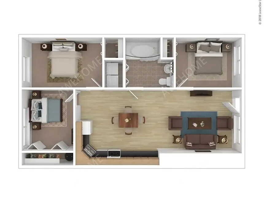 尚佩恩租房Champaign South 3rd Lofts