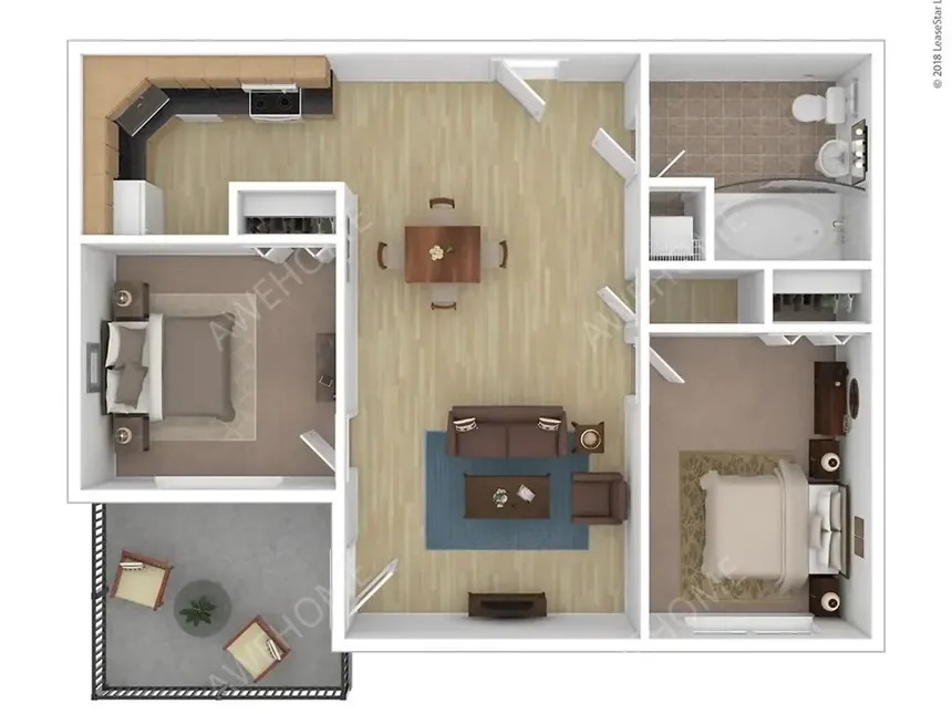 尚佩恩租房Champaign South 3rd Lofts