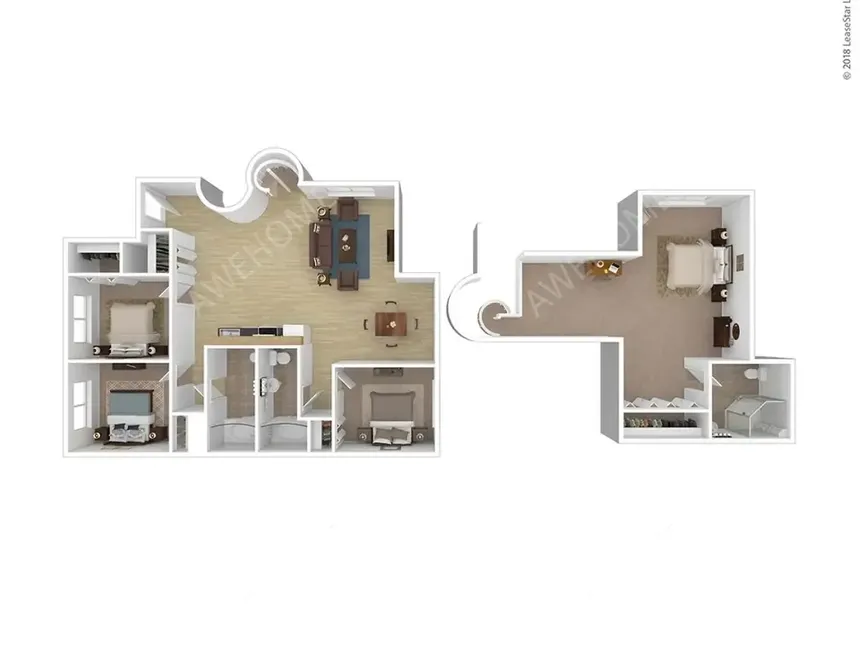 尚佩恩租房Champaign South 3rd Lofts