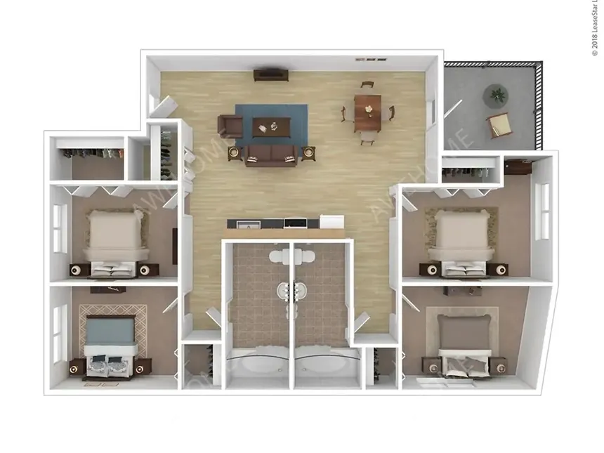 尚佩恩租房Champaign South 3rd Lofts