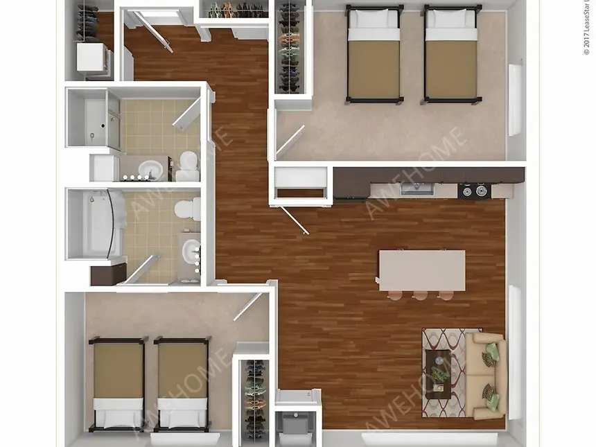 明尼阿波利斯租房Minneapolis 412 Lofts