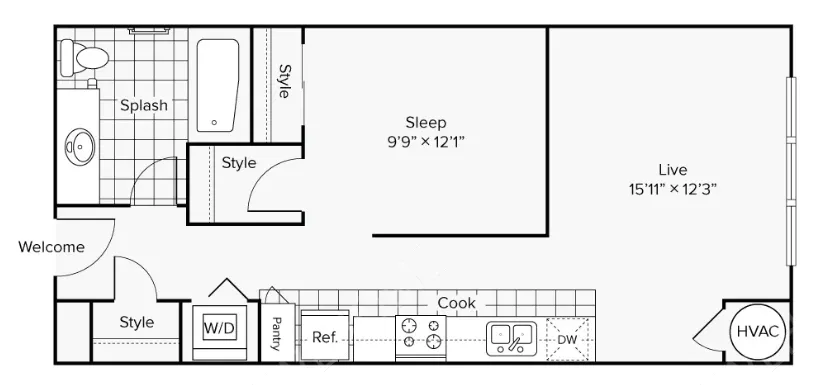 费城单身公寓租房[单身公寓]Arrive University City