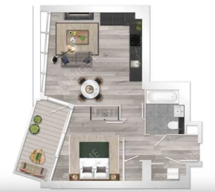 倫敦租房Icon Tower 1 bed flat