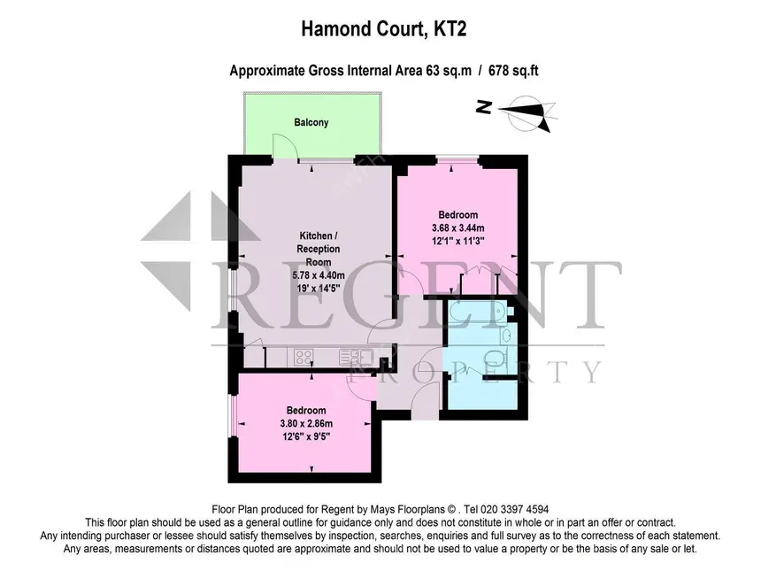倫敦租房Hamond Court 2 bed flat