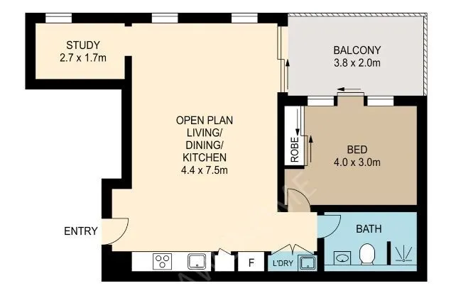 雪梨租房Zetland黃金地帶 Paragon公寓 現代風格 豪華裝修 近巴士站超市