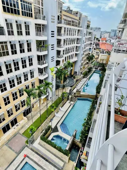 Singapore Rentals阿裕尼地铁站 Sims Green公寓 双窗普通房