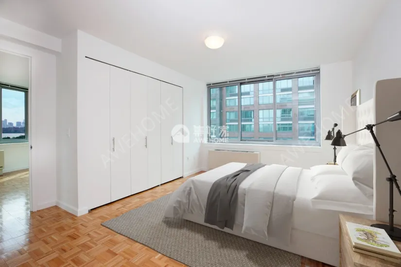 纽约单身公寓租房[单身公寓]LIC 超高人气楼Apt 1b1b 室内洗烘