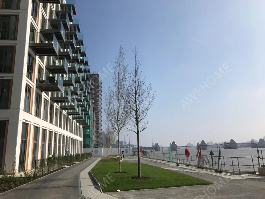 伦敦租房东伦敦近Canary Wharf新公寓大双人房和单人房出租