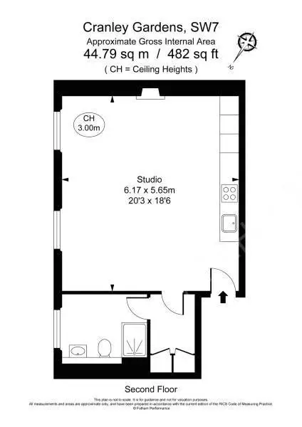 伦敦租房肯辛顿高性价比带家具的studio出租啦