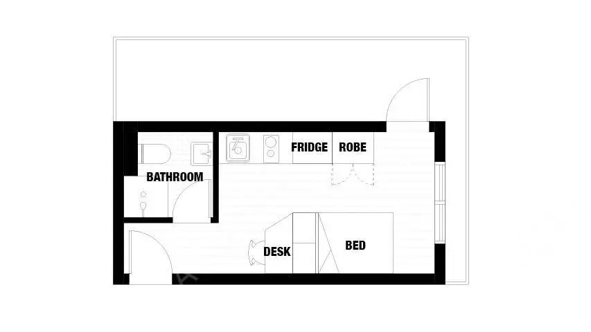 布里斯班租房Atira 高端学生公寓 Regent St studio 单间 随时入住