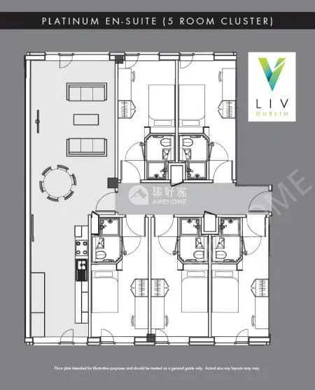 都柏林网红公寓租房[网红公寓]LIV DUBLIN