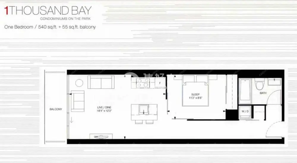 多伦多租房多伦多 1000 Bay 公寓 低价转租 价格租期可议