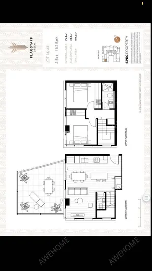 墨尔本租房墨尔本CBD 两室两卫 loft 招女室友