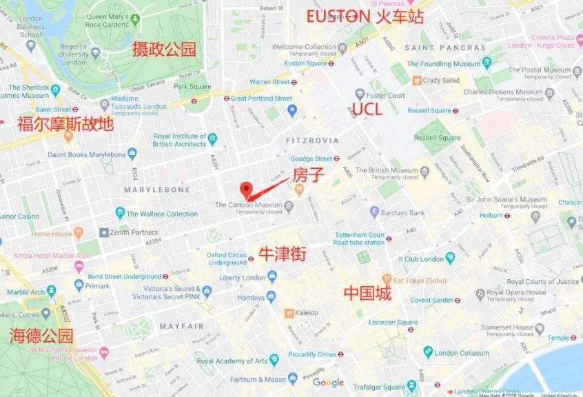 伦敦租房Oxford Street 附近精装房源