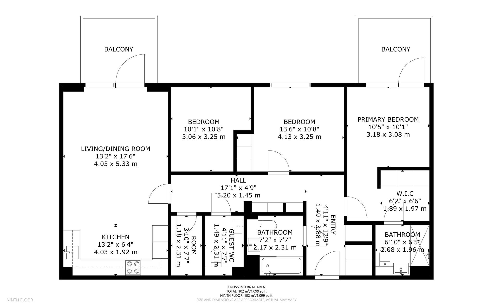 特维克纳姆圣玛丽大学附近住宿价格