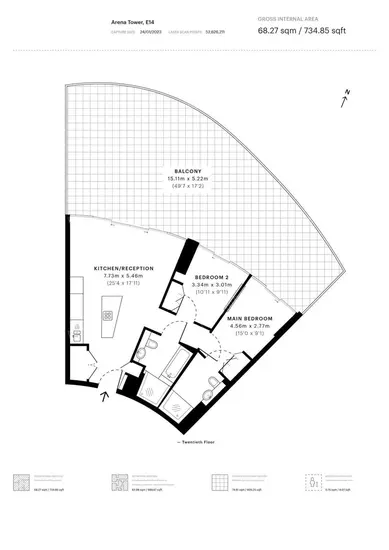 伦敦网红公寓租房[网红公寓]Crossharbour Plaza