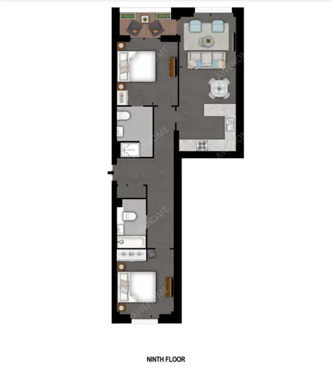 伦敦个人房屋租房[个人房屋]Charles Clowes Walk