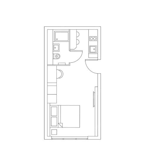 伦敦单身公寓租房[单身公寓]Loampit Vale