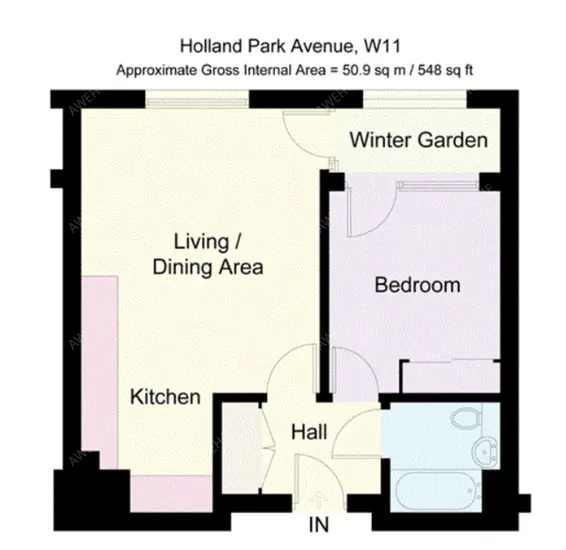 伦敦租房Holland Park Avenue