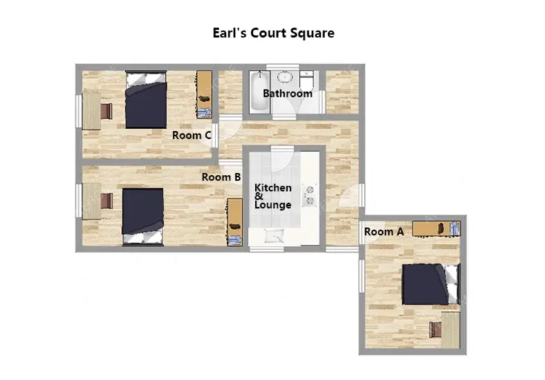 伦敦租房Earls Court Square