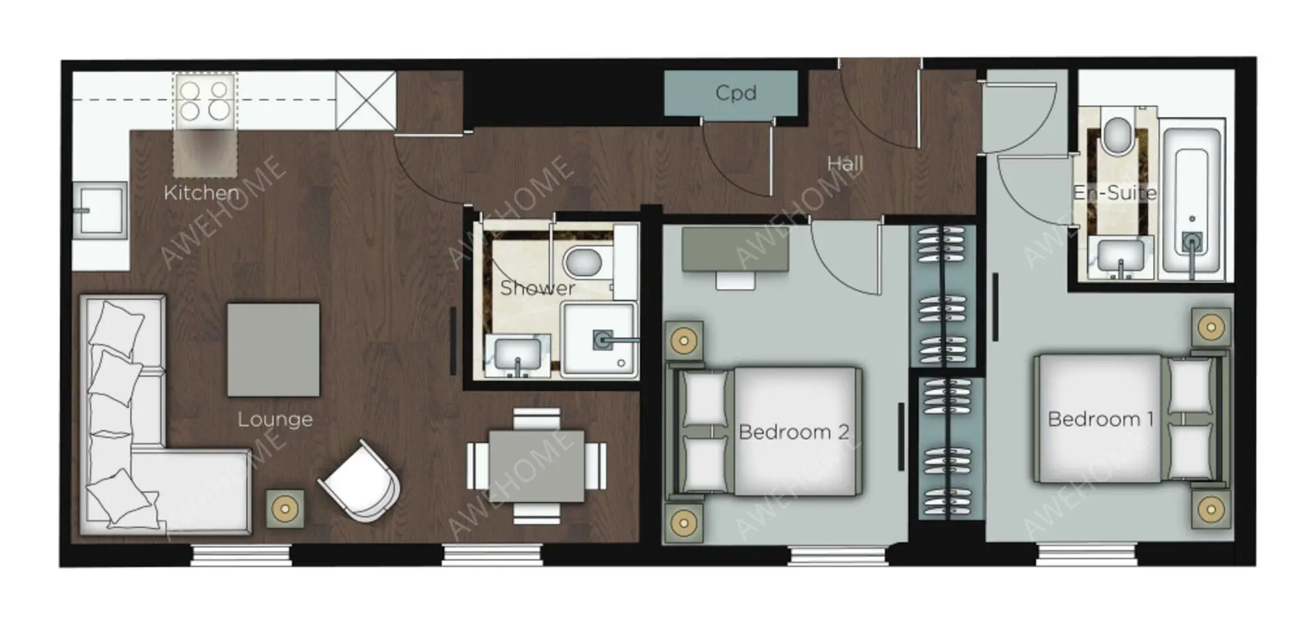 Londonshort-term accommodation Rentals[short-term accommodation]Kensington Gardens Square