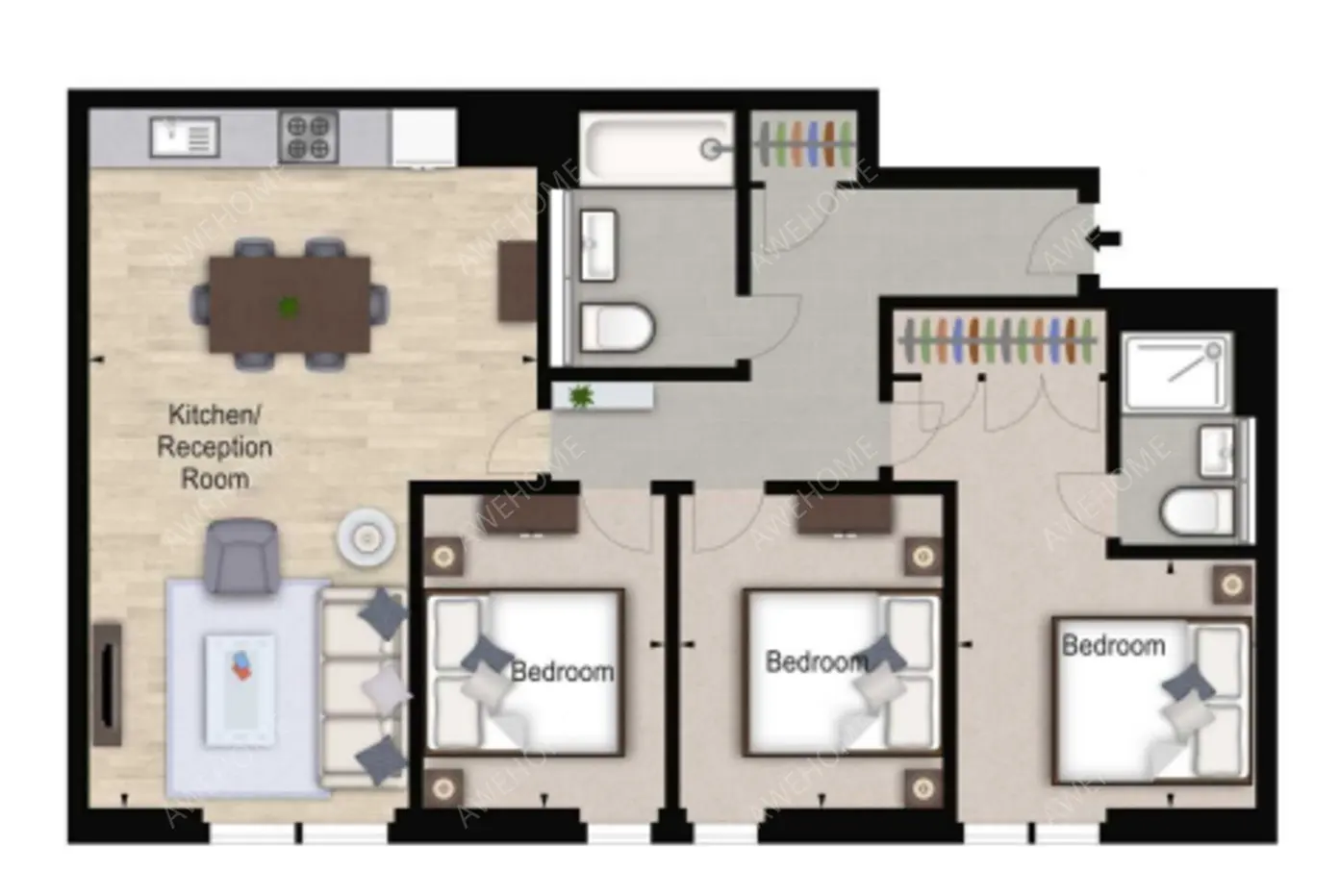 倫敦租房Merchant Square East