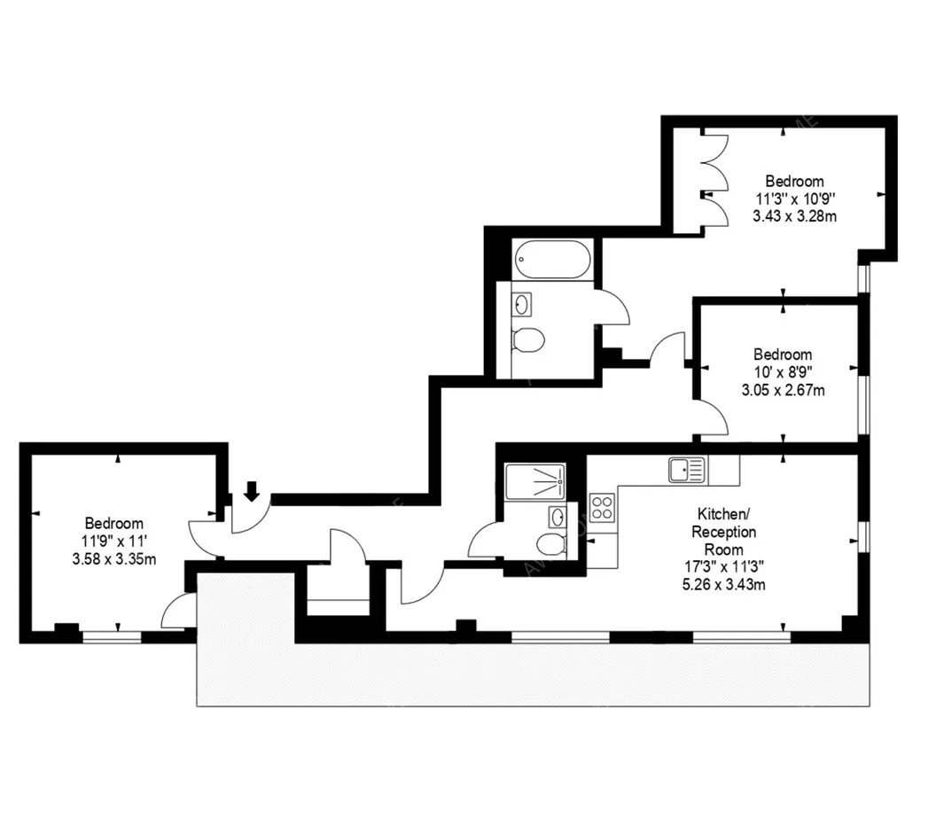 倫敦租房Merchant Square East