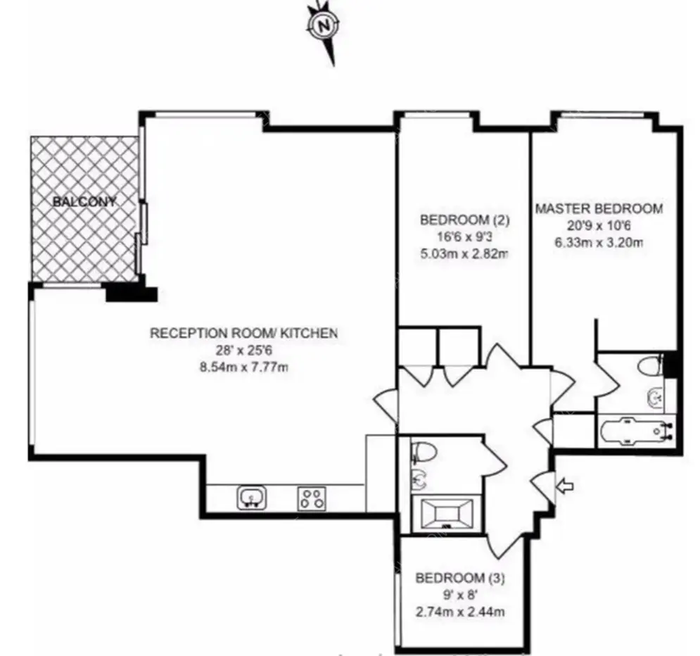 倫敦租房Oval Road