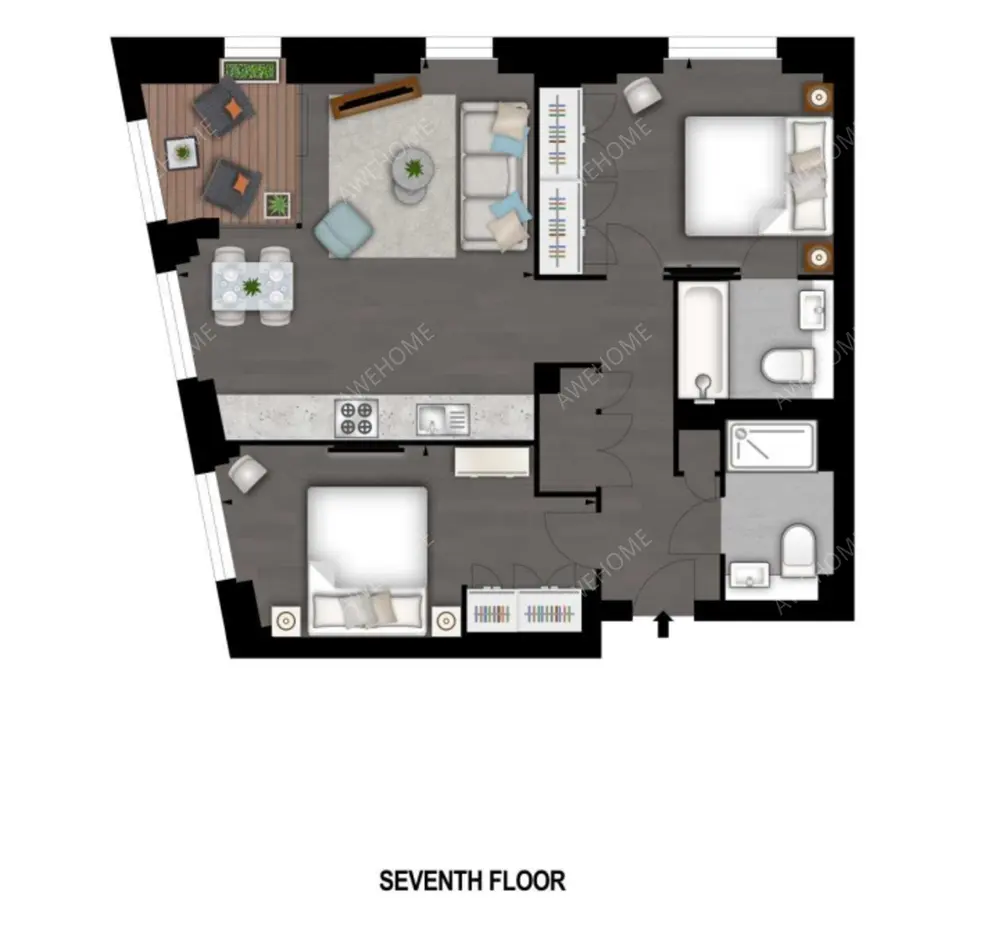 倫敦租房Charles Clowes Walk