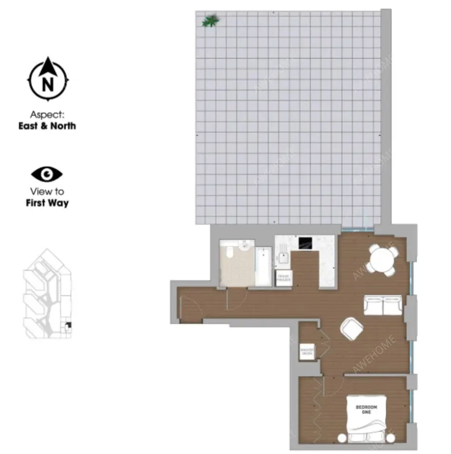 LondonSingle Apartment Rentals[Single Apartment]Engineers Way