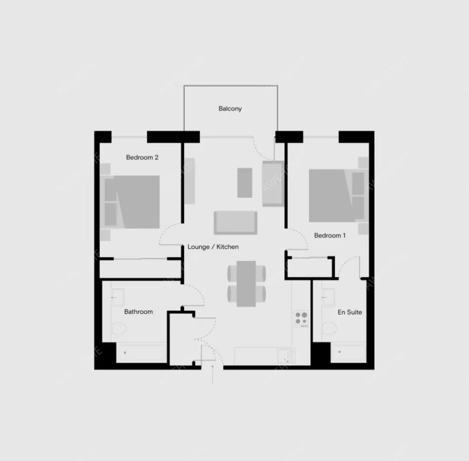 倫敦租房South Side Three Road
