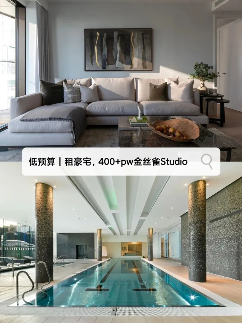 低预算租豪宅｜狗岛🛳️金丝雀豪华studio