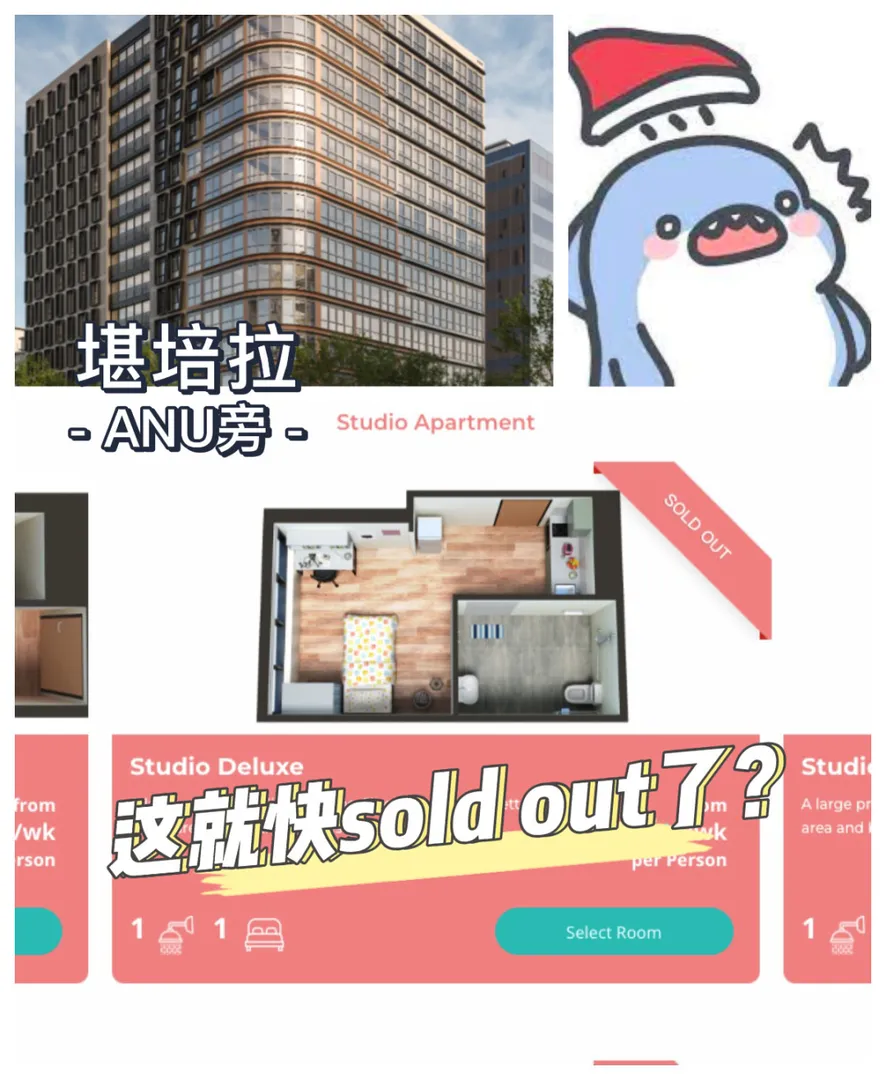 【ANU附近必去！超酷学生公寓！】🏢